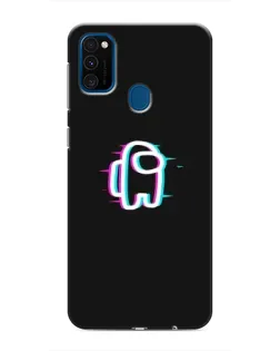 Чехол для Samsung Galaxy M30s (M307) с картинкой «Among Us неон»