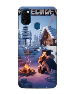 Чехол для Samsung Galaxy M30s (M307) с картинкой «Зимний Minecraft» Чехол для Samsung Galaxy M30s (M307) с картинкой «Зимний Minecraft»