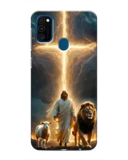 Чехол для Samsung Galaxy M30s (M307) с картинкой «Лев Иуды и Свет»