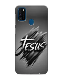 Чехол для Samsung Galaxy M30s (M307) с картинкой «Надпись Jesus Graffiti»