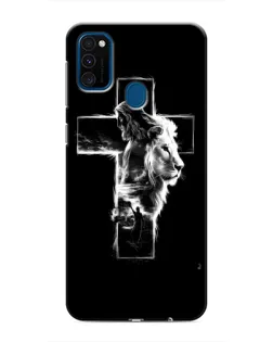Чехол для Samsung Galaxy M30s (M307) с картинкой «Сияющий крест Jesus»