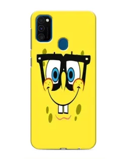 Чохол для Samsung Galaxy M30s (M307) з картинкою «Мінімалістичний Спанч Боб»