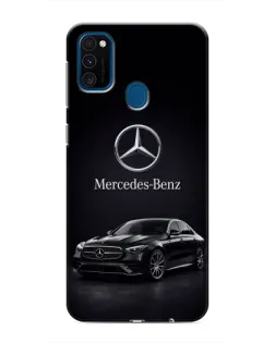 Чехол для Samsung Galaxy M30s (M307) с картинкой «Mercedes — решетка радиатора»