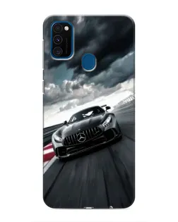 Чехол для Samsung Galaxy M30s (M307) с картинкой «Гоночный Mercedes AMG»