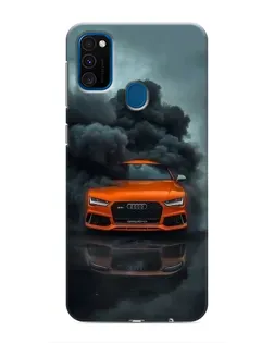 Чехол для Samsung Galaxy M30s (M307) с картинкой «Audi в облаках дыма» Чехол для Samsung Galaxy M30s (M307) с картинкой «Audi в облаках дыма»