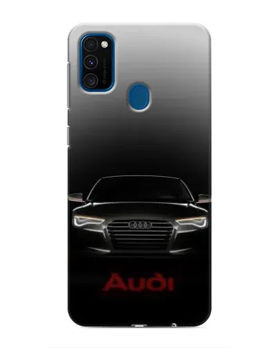 Чехол для Samsung Galaxy M30s (M307) с картинкой «Audi — градиентный контур»