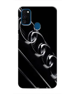 Чехол для Samsung Galaxy M30s (M307) с картинкой «Audi — абстрактные кольца» Чехол для Samsung Galaxy M30s (M307) с картинкой «Audi — абстрактные кольца»