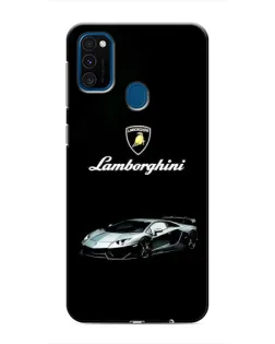 Чехол для Samsung Galaxy M30s (M307) с картинкой «Логотип Lamborghini классика»