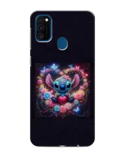 Чехол для Samsung Galaxy M30s (M307) с картинкой «Stitch в цветах» Чехол для Samsung Galaxy M30s (M307) с картинкой «Stitch в цветах»