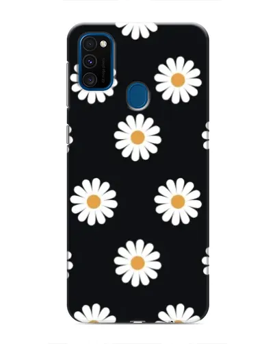 Чехол для Samsung Galaxy M30s (M307) с картинкой «Ромашки на черном» Чехол для Samsung Galaxy M30s (M307) с картинкой «Ромашки на черном»