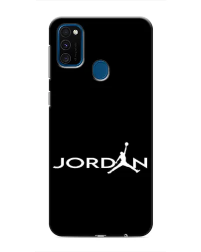 Чехол для Samsung Galaxy M31 с картинкой «Jordan White Logo»
