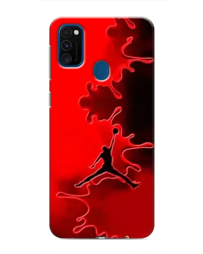 Чехол для Samsung Galaxy M31 с картинкой «Jordan Red Smoke»