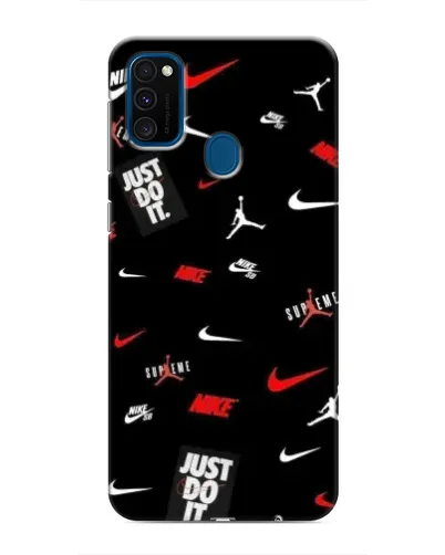 Чехол для Samsung Galaxy M31 с картинкой «Nike Mix Pattern»