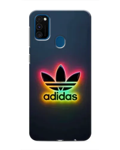 Чехол для Samsung Galaxy M31 с картинкой «Неоновый Adidas»