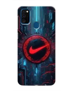 Чохол для Samsung Galaxy M31 з картинкою «Техногенний стиль Nike»
