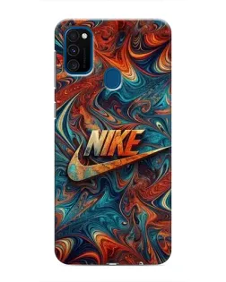 Чохол для Samsung Galaxy M31 з картинкою «Nike в абстракції»