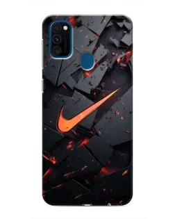 Чохол для Samsung Galaxy M31 з картинкою «Nike — ефект розломів»