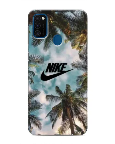 Чехол для Samsung Galaxy M31 с картинкой «Тропический принт Nike» Чехол для Samsung Galaxy M31 с картинкой «Тропический принт Nike»