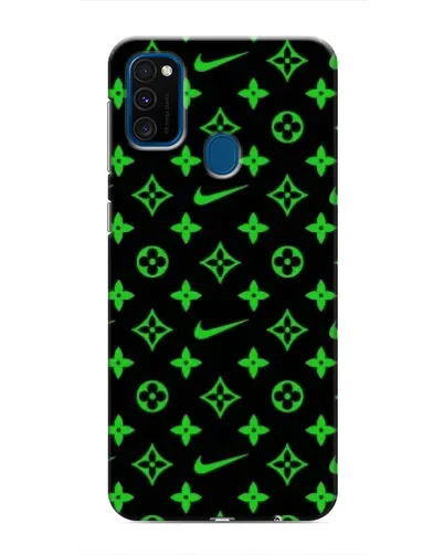 Чехол для Samsung Galaxy M31 с картинкой «Неоновый принт LV»