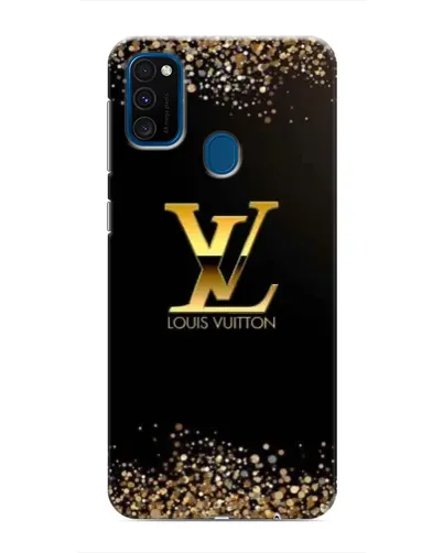 Чехол для Samsung Galaxy M31 с картинкой «LV — золотые искры»