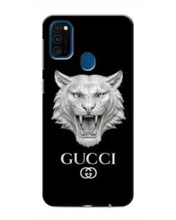 Чохол для Samsung Galaxy M31 з картинкою «Gucci — срібний лев» Чохол для Samsung Galaxy M31 з картинкою «Gucci — срібний лев»