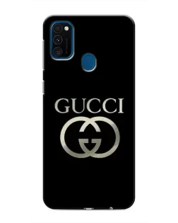 Чохол для Samsung Galaxy M31 з картинкою «Gucci — золото на чорному» Чохол для Samsung Galaxy M31 з картинкою «Gucci — золото на чорному»