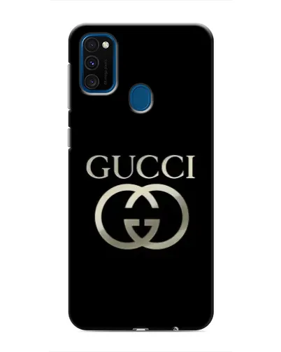 Чохол для Samsung Galaxy M31 з картинкою «Gucci — золото на чорному» Чохол для Samsung Galaxy M31 з картинкою «Gucci — золото на чорному»