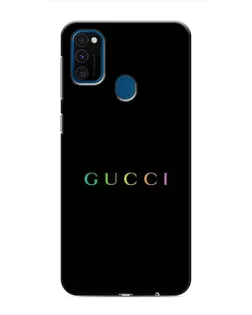 Чохол для Samsung Galaxy M31 з картинкою «Gucci — неоновий мінімалізм» Чохол для Samsung Galaxy M31 з картинкою «Gucci — неоновий мінімалізм»