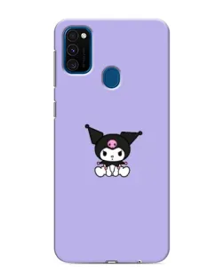 Чехол для Samsung Galaxy M31 с картинкой «Kuromi — фиолетовый минимализм»