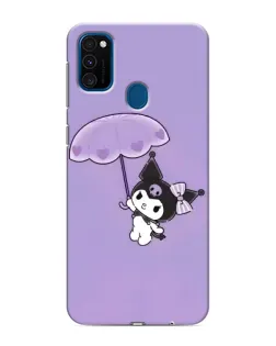 Чехол для Samsung Galaxy M31 с картинкой «Kuromi с зонтиком»