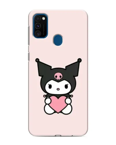 Чехол для Samsung Galaxy M31 с картинкой «Kuromi и сердце»