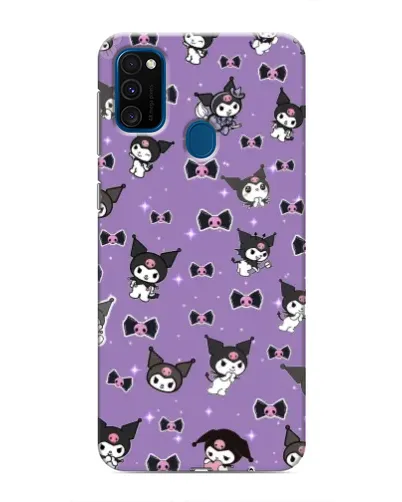 Чехол для Samsung Galaxy M31 с картинкой «Kuromi — паттерн»