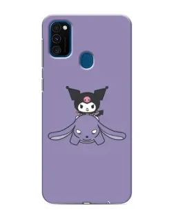 Чехол для Samsung Galaxy M31 с картинкой «Kuromi на лиловом фоне»