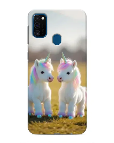 Чехол для Samsung Galaxy M31 с картинкой «Пара единорогов» Чехол для Samsung Galaxy M31 с картинкой «Пара единорогов»