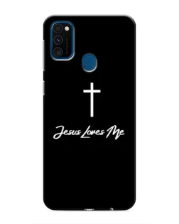 Чехол для Samsung Galaxy M31 с картинкой «Иисус любит тебя»