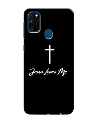 Чехол для Samsung Galaxy M31 с картинкой «Иисус любит тебя»