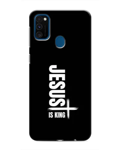 Чехол для Samsung Galaxy M31 с картинкой «Вертикаль веры Jesus»