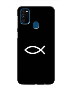 Чохол для Samsung Galaxy M31 з картинкою «Символ риби Jesus»