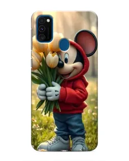 Чохол для Samsung Galaxy M31 з картинкою «Міккі з тюльпанами» Чохол для Samsung Galaxy M31 з картинкою «Міккі з тюльпанами»