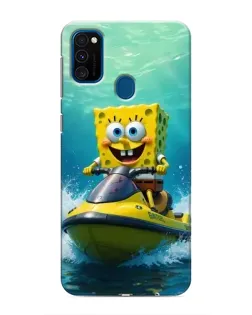 Чохол для Samsung Galaxy M31 з картинкою «Спанч Боб на гідроциклі» Чохол для Samsung Galaxy M31 з картинкою «Спанч Боб на гідроциклі»