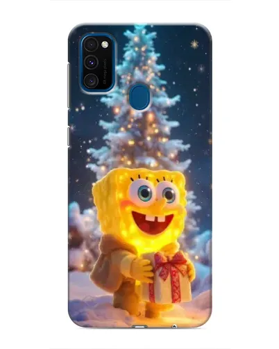 Чехол для Samsung Galaxy M31 с картинкой «Рождественский Спанч Боб» Чехол для Samsung Galaxy M31 с картинкой «Рождественский Спанч Боб»