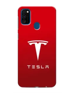 Чохол для Samsung Galaxy M31 з картинкою «Tesla Red Classic»