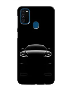 Чохол для Samsung Galaxy M31 з картинкою «Силует Tesla Night»