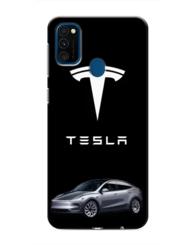 Чехол для Samsung Galaxy M31 с картинкой «Tesla Model Y»