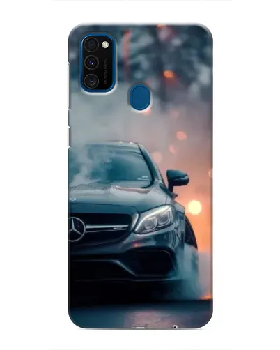Чехол для Samsung Galaxy M31 с картинкой «Mercedes — ночной город» Чехол для Samsung Galaxy M31 с картинкой «Mercedes — ночной город»