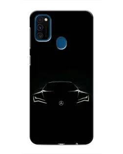 Чехол для Samsung Galaxy M31 с картинкой «Mercedes — силуэт авто» Чехол для Samsung Galaxy M31 с картинкой «Mercedes — силуэт авто»