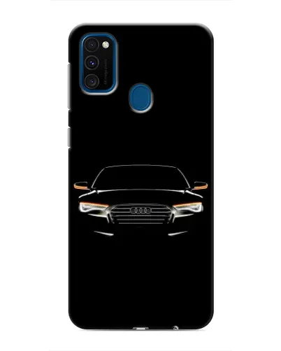 Чехол для Samsung Galaxy M31 с картинкой «Audi — ночной контур»