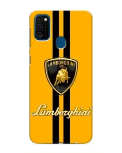 Чохол для Samsung Galaxy M31 з картинкою «Lamborghini Stripe жовтий»
