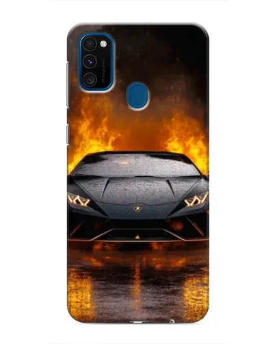 Чехол для Samsung Galaxy M31 с картинкой «Lamborghini в огне» Чехол для Samsung Galaxy M31 с картинкой «Lamborghini в огне»