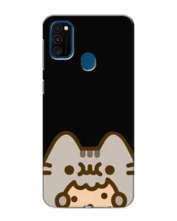 Чохол для Samsung Galaxy M31 з картинкою «Пушин на чорному»
